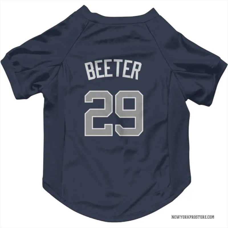 Clayton Beeter Navy New York Yankees Cat & Dog Pet Jersey