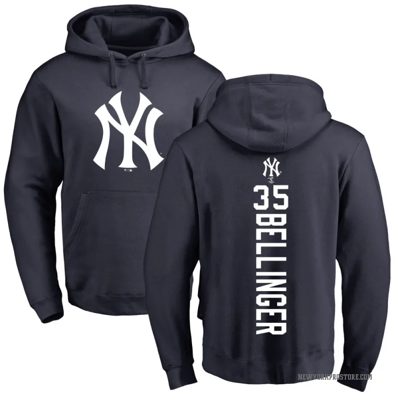 Cody Bellinger Men's Navy New York Yankees Backer Pullover Hoodie