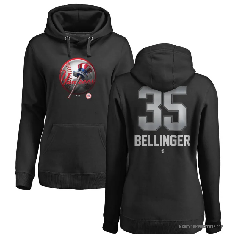 Cody Bellinger Women's Black New York Yankees Branded Midnight Mascot Pullover Hoodie -