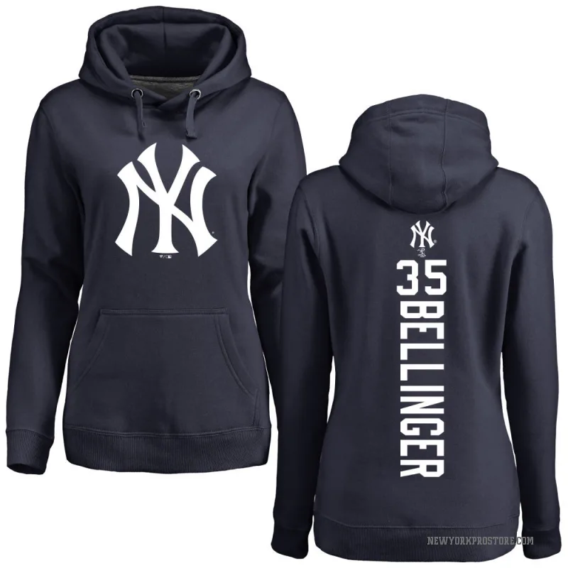 Cody Bellinger Women's Navy New York Yankees Backer Pullover Hoodie