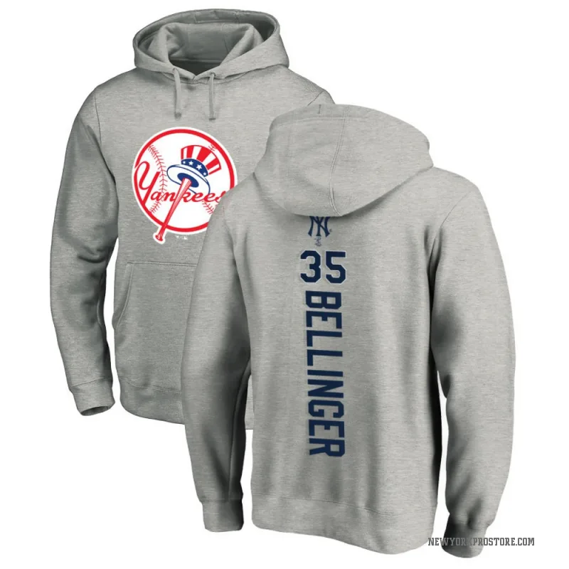 Cody Bellinger Youth New York Yankees Ash Backer Pullover Hoodie