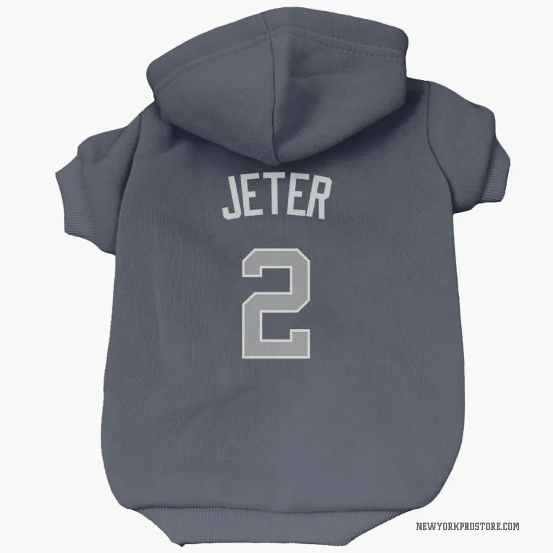 Derek Jeter  Navy New York Yankees  Cat & Dog Pet Hoodie
