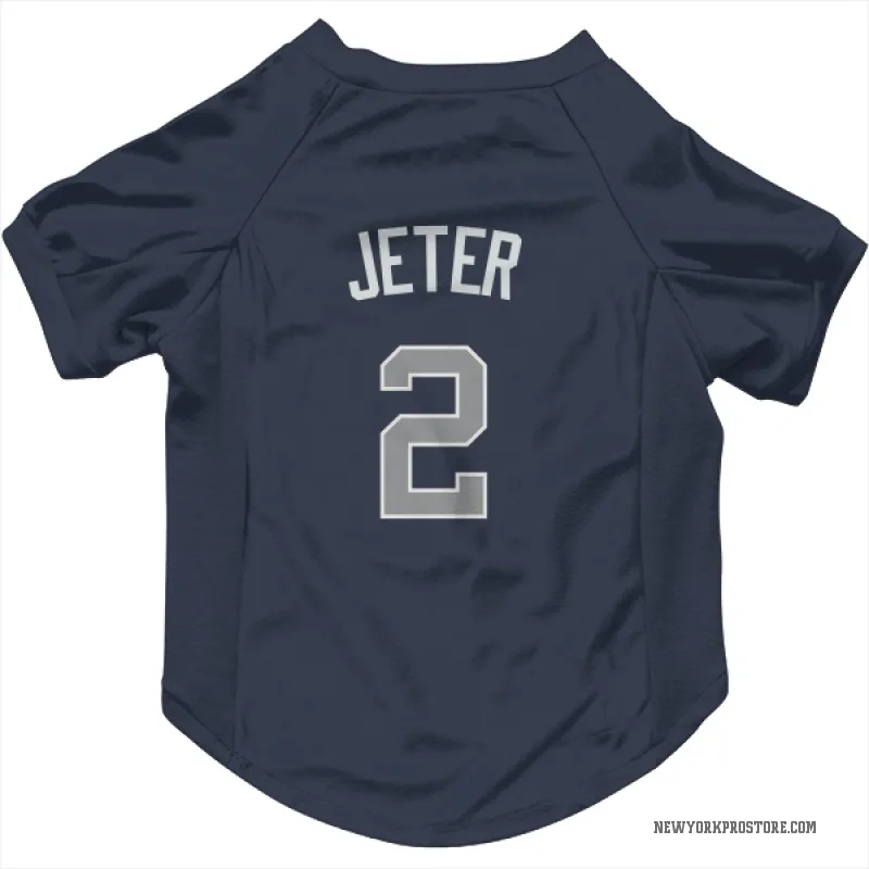 Derek Jeter  Navy New York Yankees  Cat & Dog Pet Jersey