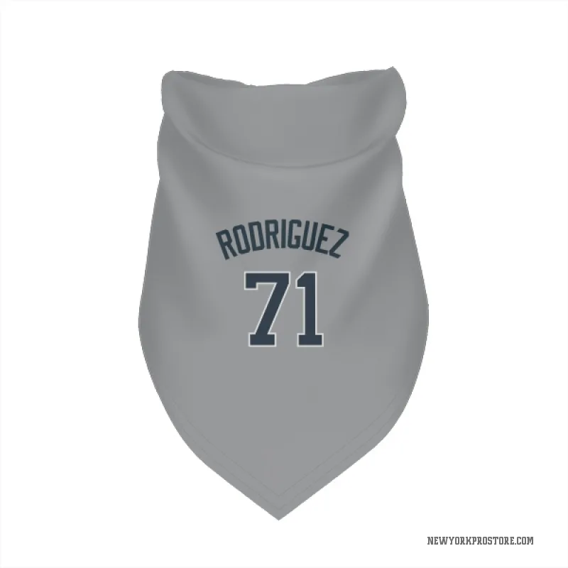 Elmer Rodriguez  Gray New York Yankees  Cat & Dog Pet Bandana