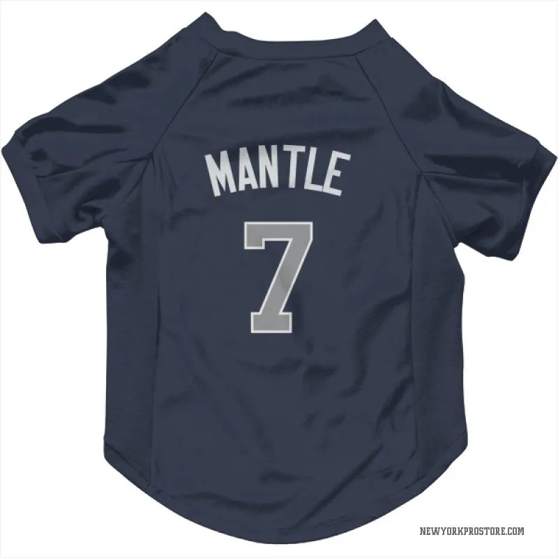 Mickey Mantle  Navy New York Yankees  Cat & Dog Pet Jersey