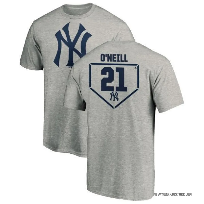 Paul O'Neill Men's Gray New York Yankees RBI T-Shirt - Heathered